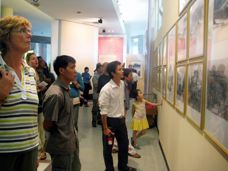 Bảo tàng thu hút cả khách trong nước lẫn ngoài nước đến tham quan