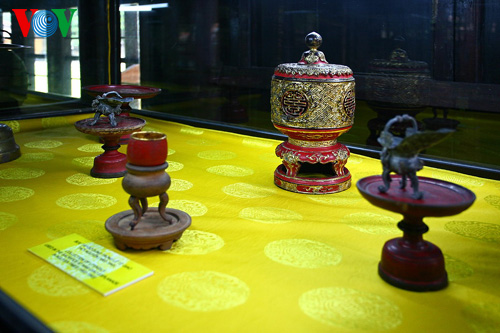 Bộ sưu tập đồ lễ dùng trong lễ tế Giao đời Nguyễn