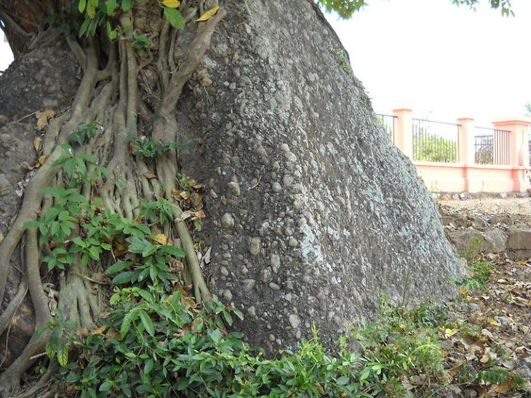 Di tích tường thành Simhapura tại Trà Kiệu