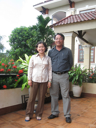Và đây là chủ nhân của khu du lịch sinh thái này, một doanh nhân thành đạt ở Bình Phước- Bà Phạm Thị Mỹ Lệ 